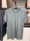 Prefix Performance Short Sleeve T-shirt in Heather Slate Blue