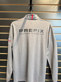 PREFIX grey 1/4 zip pullover Finn & Ryan