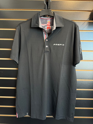 PREFIX Black Polo Finn & Ryan